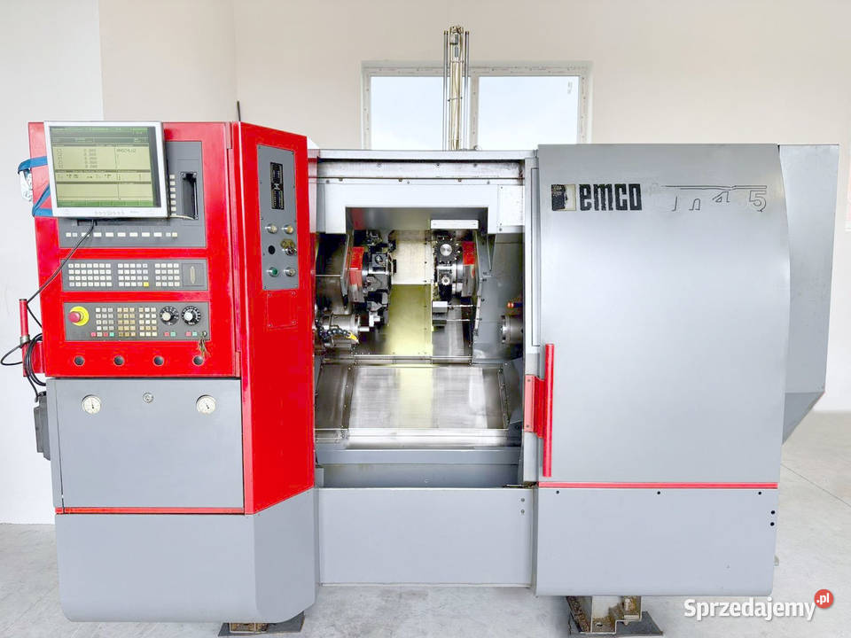 Tokarka CNC EMCO TURN 465 podajnik napędzane