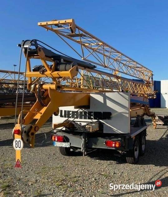 ŻURAW SZYBKOMONTUJĄCY Liebherr 13 HM1 DźWIG Pozostałe Poznań