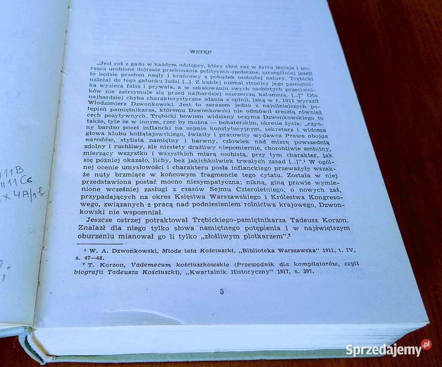 Opisanie sejmu ekstraordynaryjnego podziałowego Rok wydania 1967 Gdańsk sprzedam