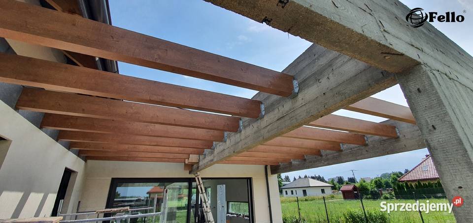 Belka dekoracyjna aluminiowa aluminium taras Ćwiklice