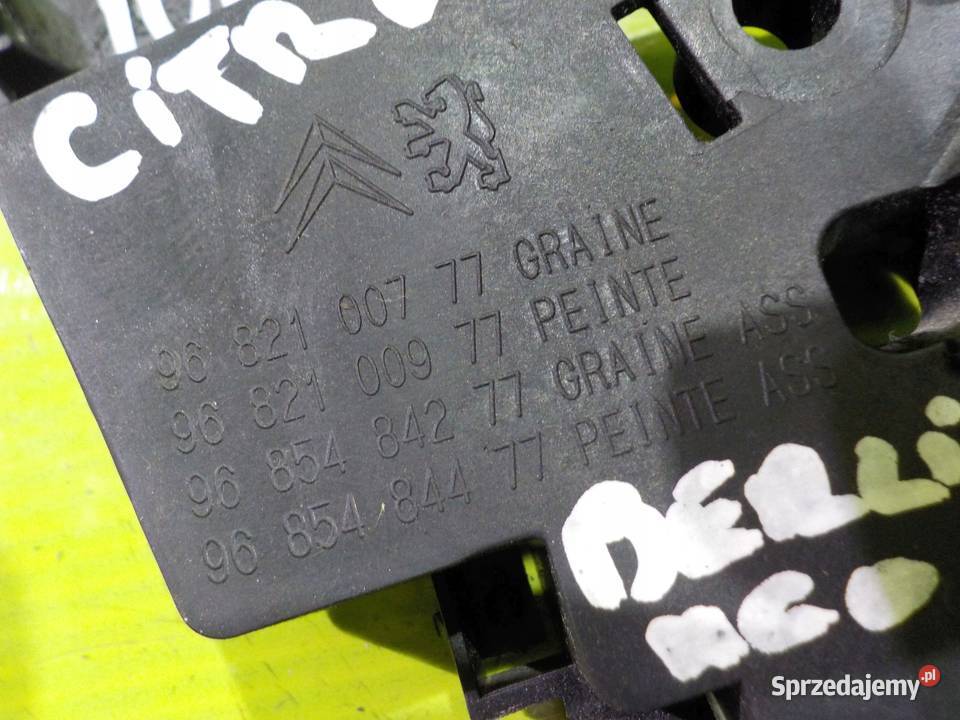 BERLINGO III 10 klamka drzwi przesuwnych lewa Klamki wewnętrzne