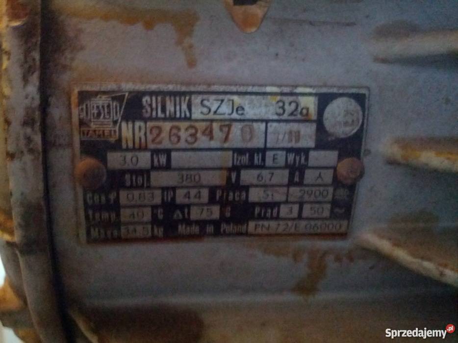 Silnik elektryczny 3 kW 2900 obrmin