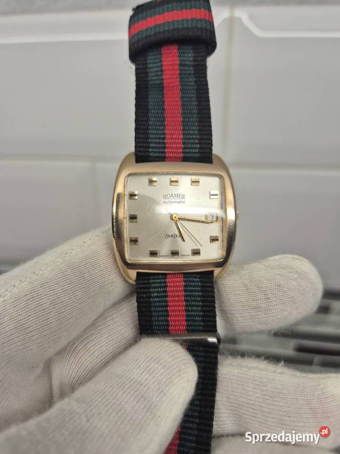 Rzadki męski zegarek Roamer Limelight automat Chorzów