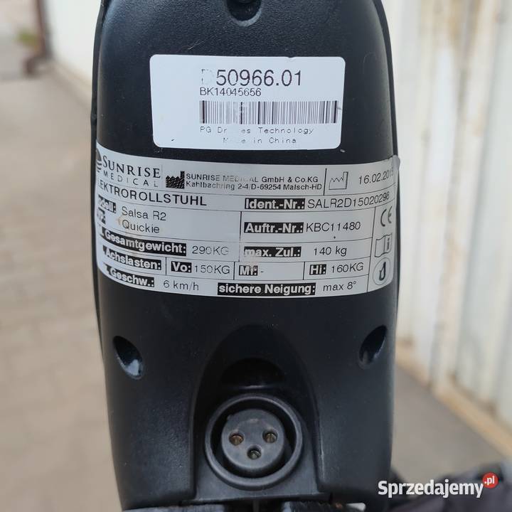 Wózek inwalidzki elektryczny Quickie Salsa R2 Milanówek sprzedam