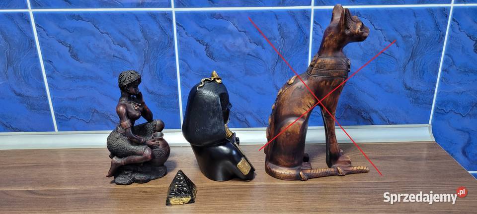 Pamiątki z Egiptu Kair bez figurki KOTA Sosnowiec