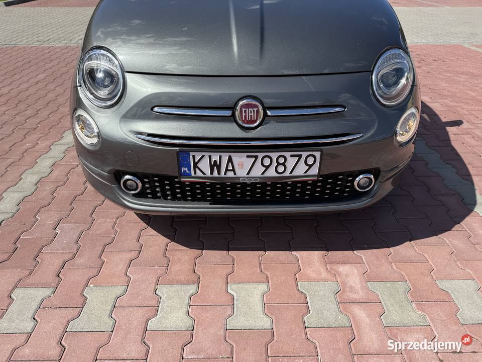 Fiat 500 led tablet felgi 16 tempomat panorama Motoryzacja Wadowice