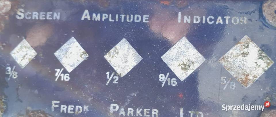 Wibrator przesiewacz wibracyjny dwubębnowy Pozostałe Maków Podhalański sprzedam