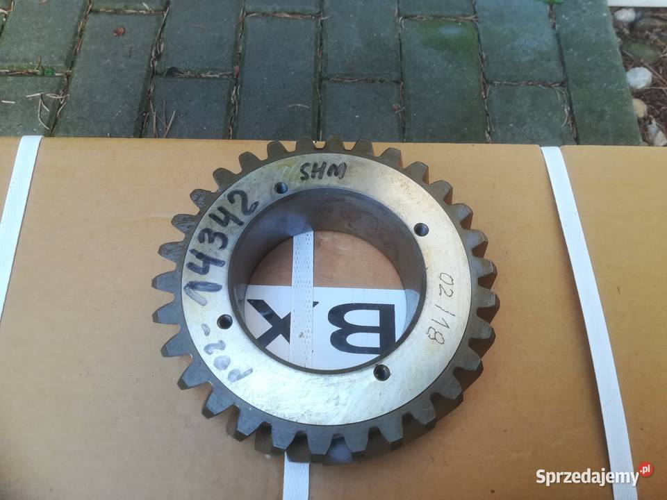 Tryb zębaty skrzyni pośredniej równiarka BAUKEMA Konstantynów Łódzki