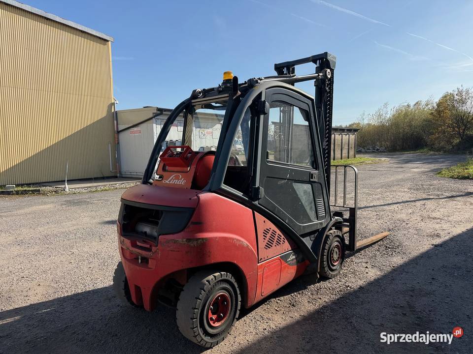 Wózki widłowe LINDE H25T 25t duplex widlak 392 gaz Brzeźnica