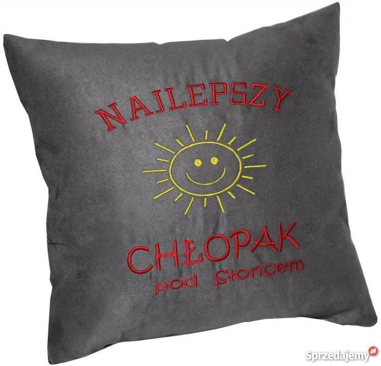 Prezent PODUSZKA Chłopaka Dziewczyny z HAFTEM Grudziądz