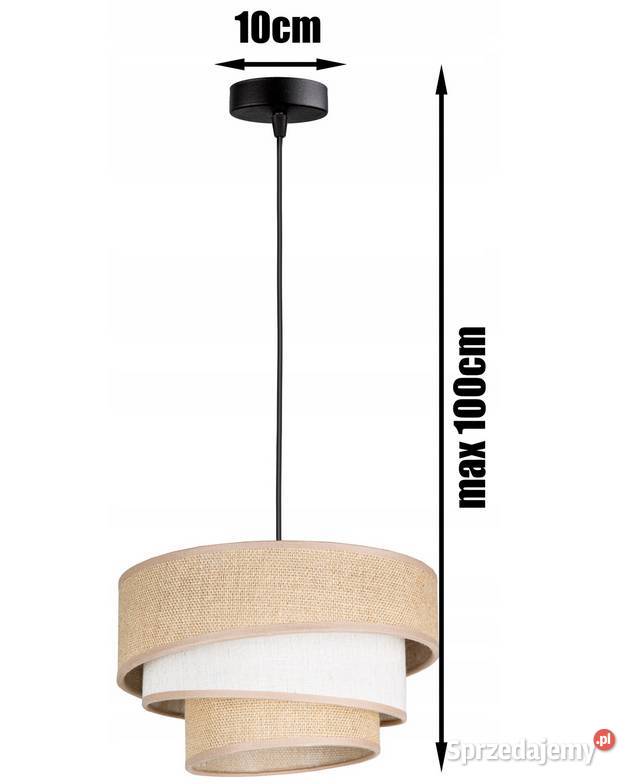 LAMPA SUFITOWA PLAFON ŻYRANDOL Natural BOHO Choroszcz