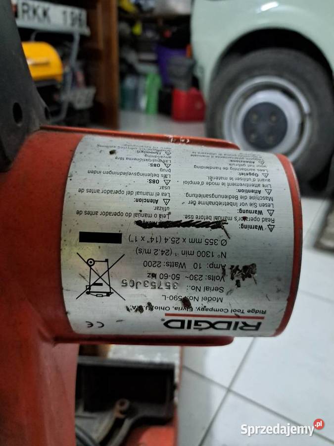 Przecinarka do metalu ridgid