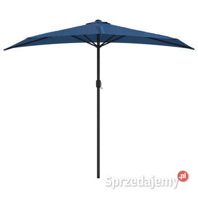 Półparasol balkonowy aluminium niebieski Warszawa