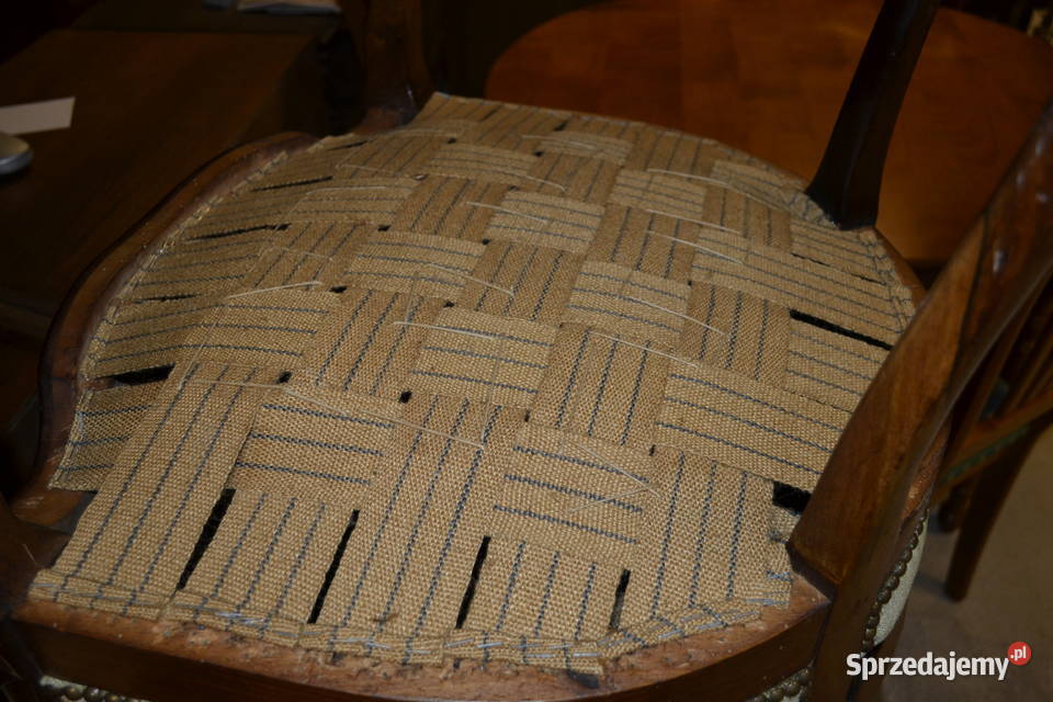 fotel kawowy Francja orzech cukiereczek