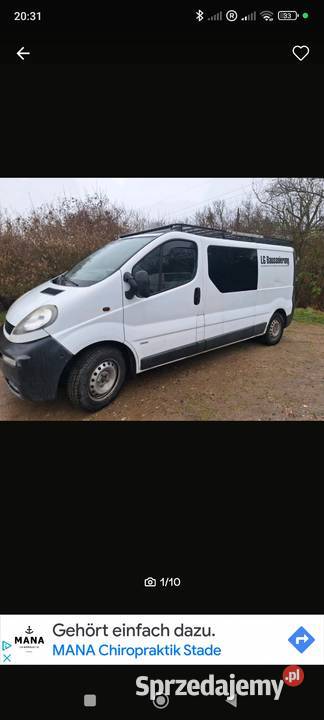 Opel Vivaro 19cdti Poraj sprzedam