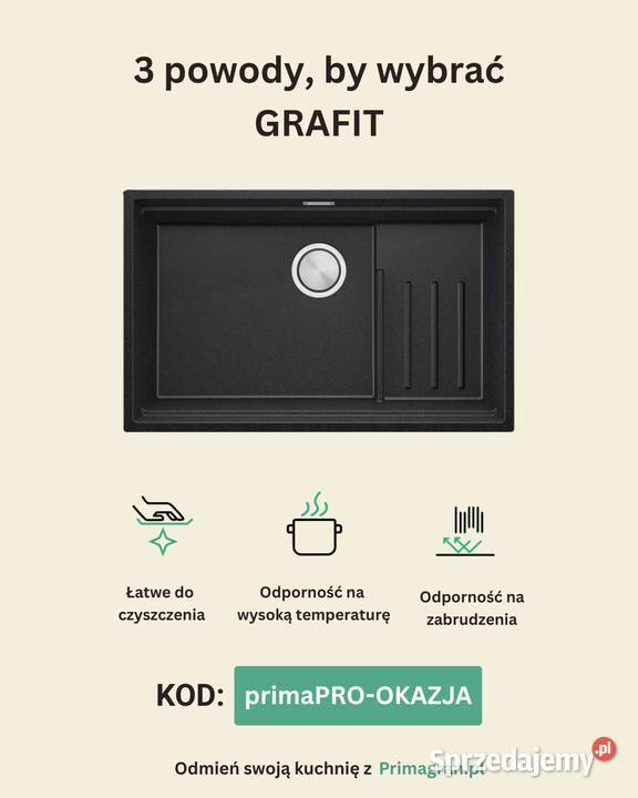 Kod rabatowy na zlewozmywaki Primagran