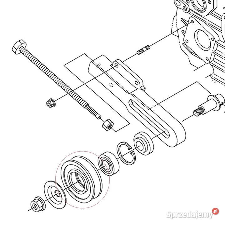 Koło pasowe 15 x 7025 x 1850 mm Kubota M7040 Skrzynia biegów sprzedam