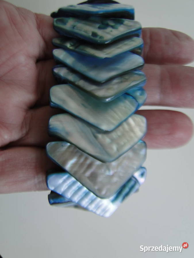 ładna bransoletka barwione muszle sprzedam
