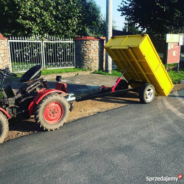 Przyczepa ogrodowa płaskie dno kiprowana Olkusz