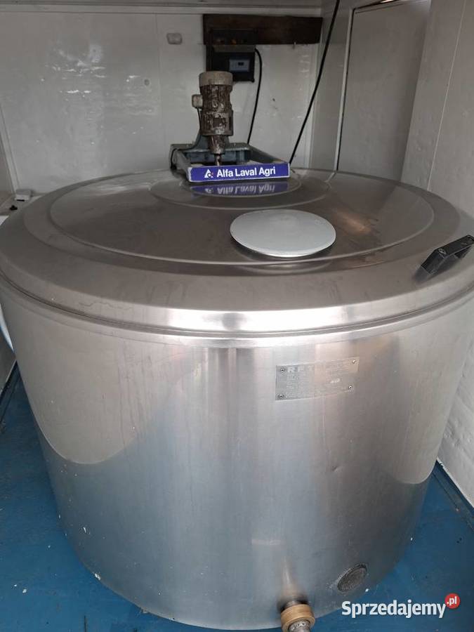 Zbiornik na mleko 1000 litrów schłodzanlni Krajno-Zagórze