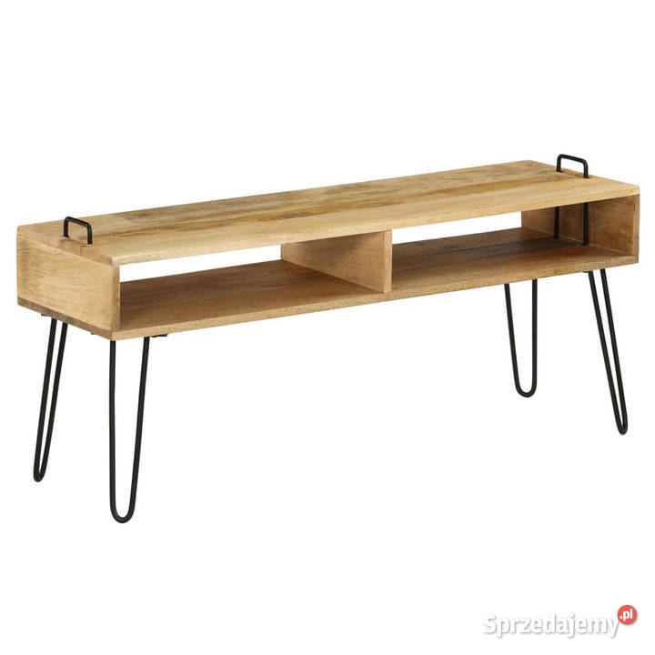 Szafka pod telewizor lite drewno mango 110 x 35 Warszawa