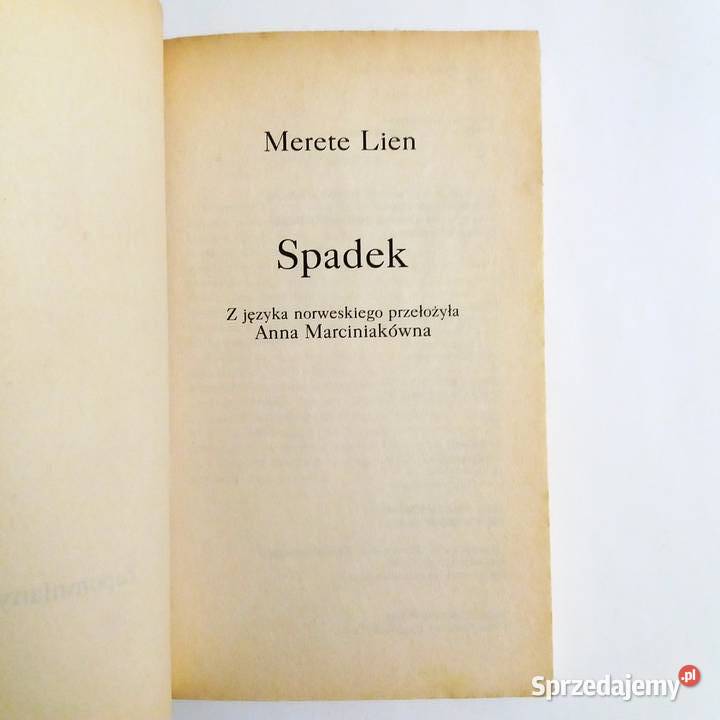 Merete Lien Spadek Saga Zapomniany ogród Seria łódzkie Łódź