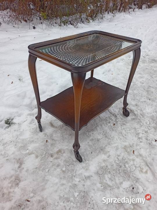 Stylowy Barek na Kółkach Chippendale Meble Gliwice