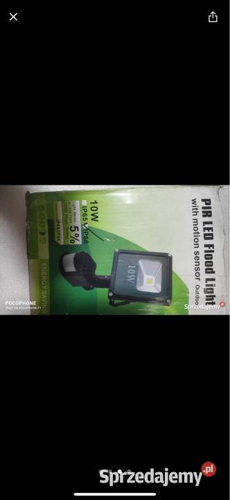 Lampa ogrodowa sensor ruchu automatycznym 10W Gliwice