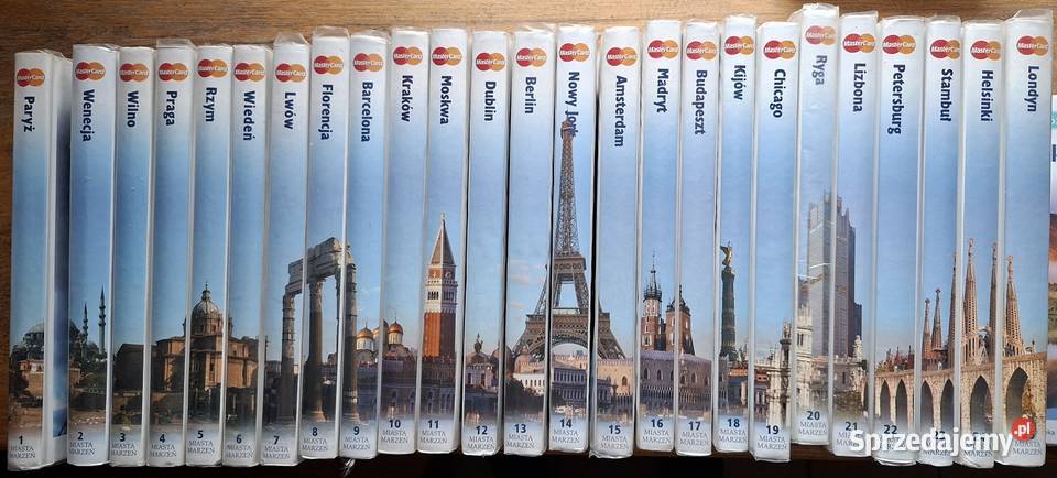 Miasta marzeń 25 tomów Biblioteka Gazety Kraków