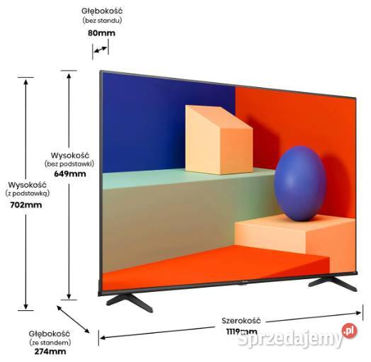 Telewizor HISENSE 50A6K UHD 4K Dolby Vision DTS dolnośląskie Wrocław