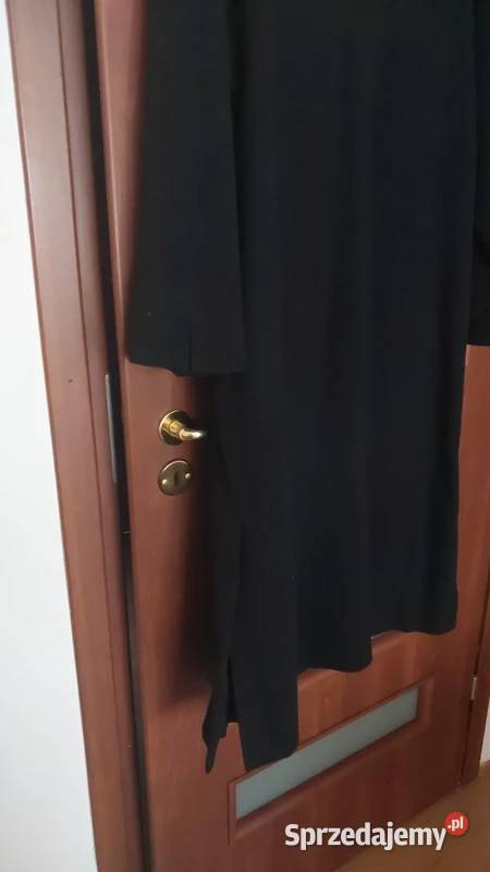 Płaszcz damski czarny z kaszmiru rozmiar 42 opolskie