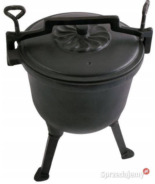 179 Kociołek żeliwny 7 litrów Zabrze