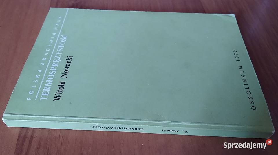 Termosprężystość Witold Nowacki 1972 pomorskie Gdańsk