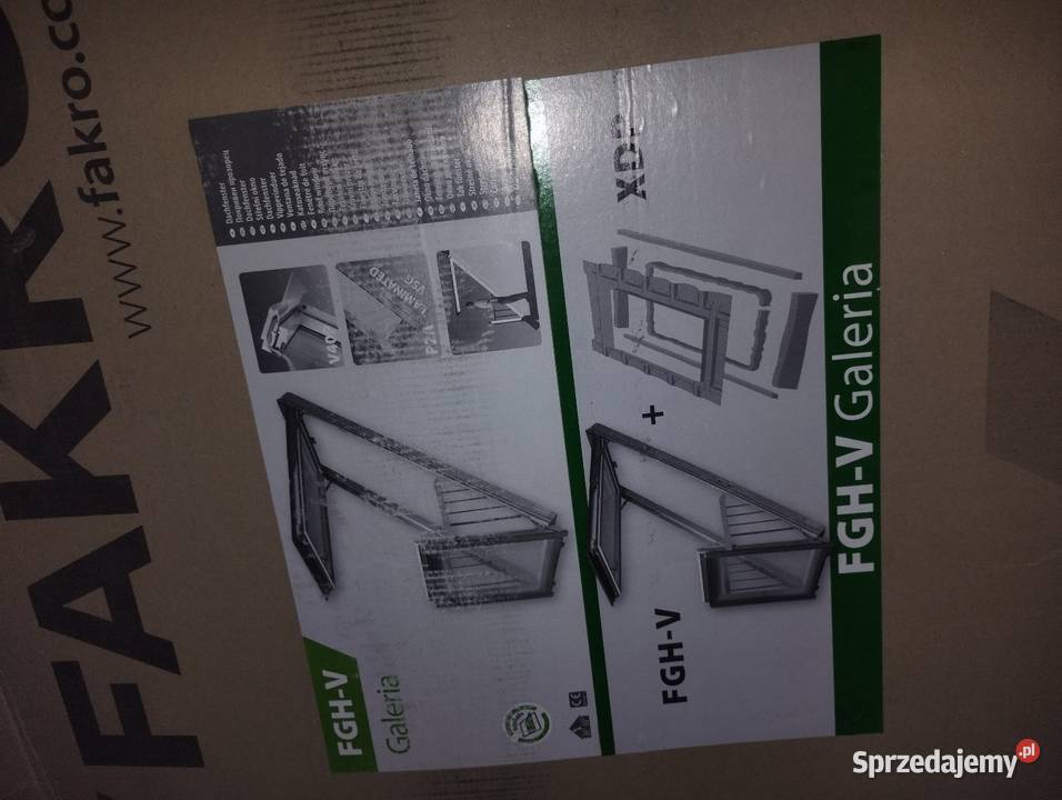 okno dachowe balkonowe Fakro FGHV P2 Mszana Dolna sprzedam