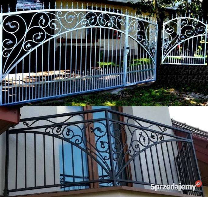 Róża kuta Ławka ogrodowa Metaloplastyka Skrzyszów