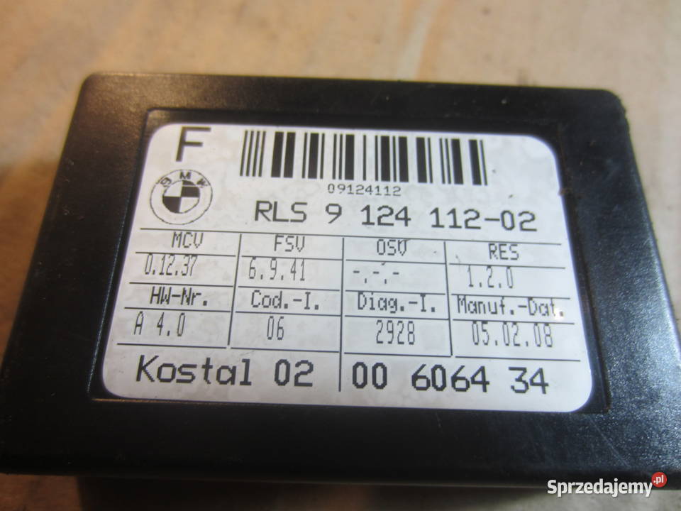 czujnik sensor deszczu bmw e92 e90 e91 e93 e87 Szczecin
