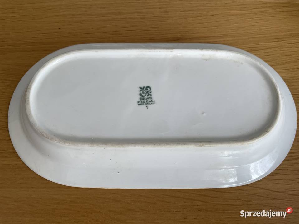 Włocławek mały półmisek z rybą PRL Pruszcz Gdański