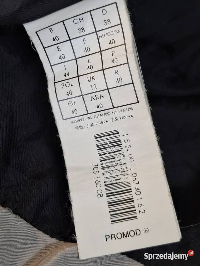 Promod 40 pierze puch ocieplana kurtka damska Puch  Kraków