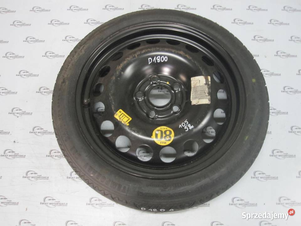 OPEL ASTRA J K koło dojazdowe 1157016 92M 5x105