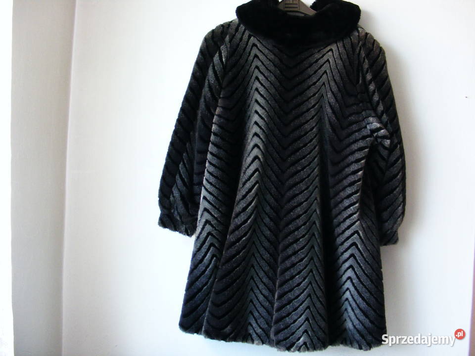 Futro długie sztuczne Bergamo R 42 dolnośląskie Oborniki Śląskie sprzedam