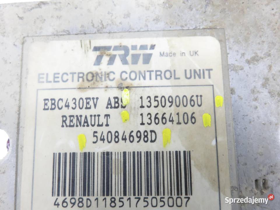 POMPA ABS OPEL MOVANO A 13509006U 13664106