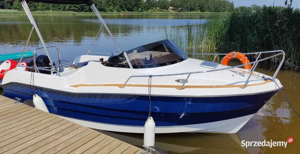 ŁÓDZ MOTOROWA KABINOWA 540 OPEN z przyczepą 750 Łodzie i motorówki