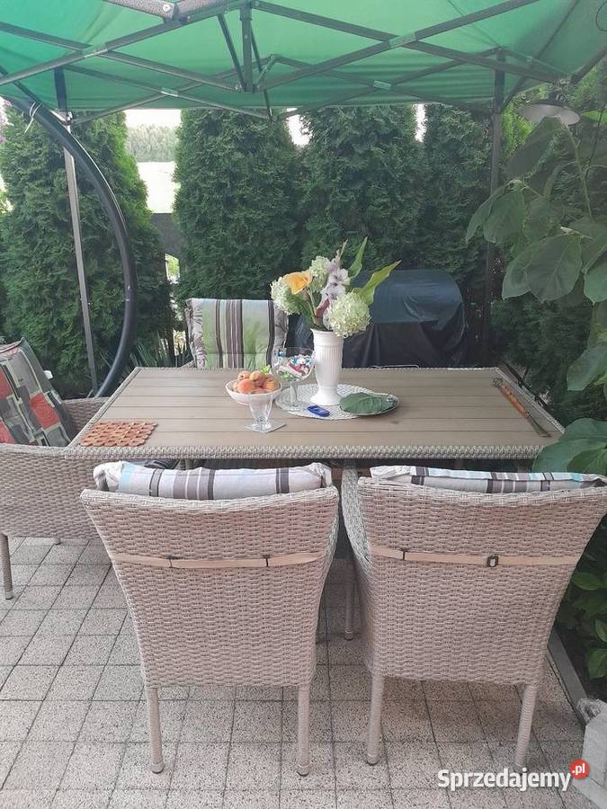 Zestaw ogrodowy ratanowy Meble ogrodowe Twardogóra sprzedam