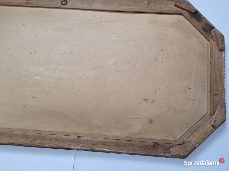 Stary obraz religijny w drewnianej ramie ok Radzionków