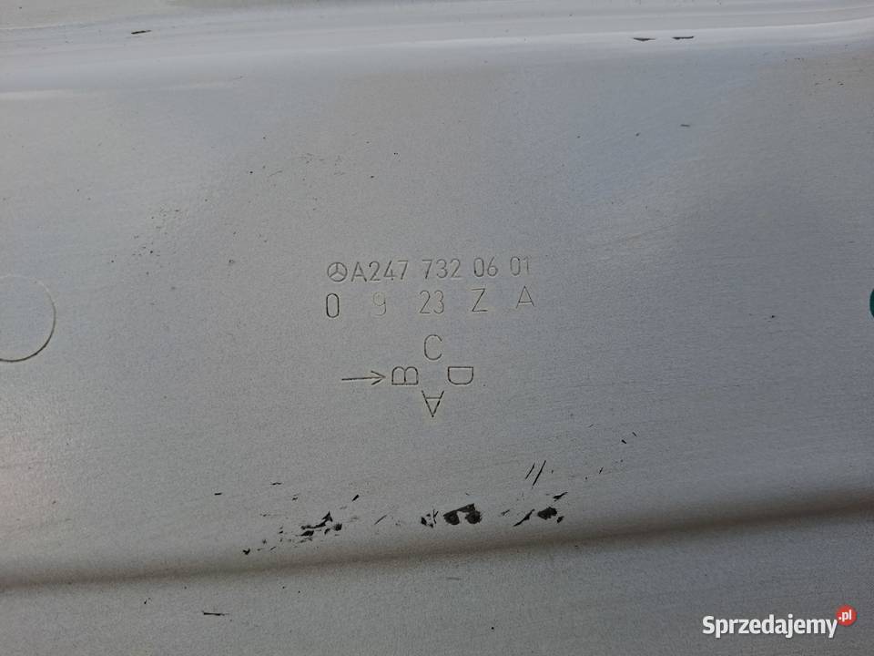MERCEDES GLA W247 H247 DRZWI PRAWY TYŁ PRAWE Bieleń