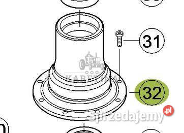 CLAAS Orbis 450 Obudowa Łożyska Przekładni Jastrzębniki