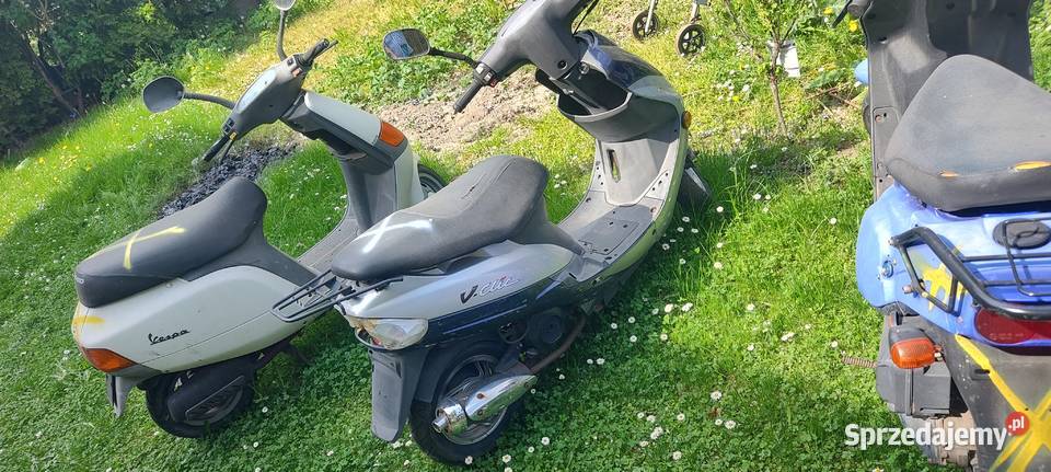 Pakiet 6 markowych skuterów Piaggio Peugeot 49cm3 Świdnica