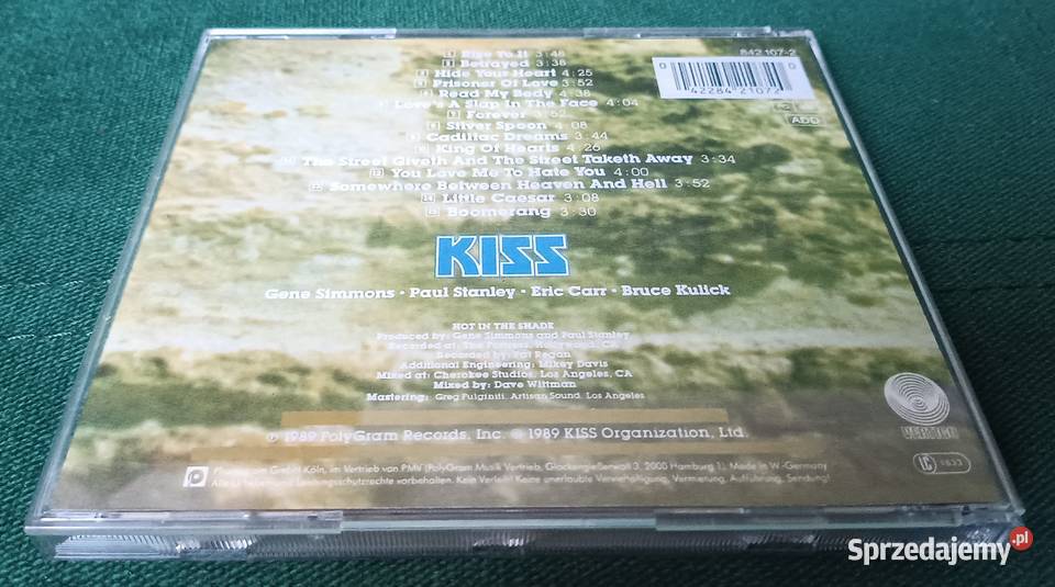 Kiss hot in the shade CD małopolskie Zbylitowska Góra