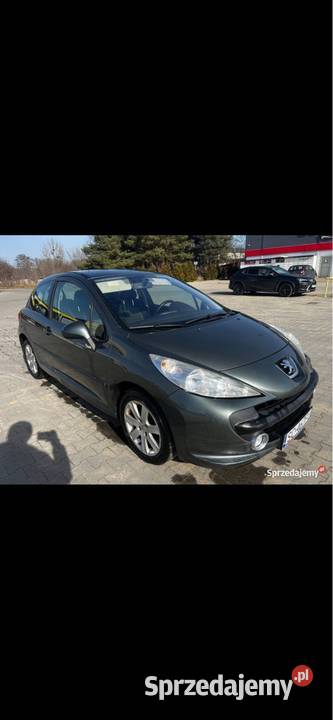 Peugeot 207 16 VTi 120 2008 Przebieg 122 3D zielony