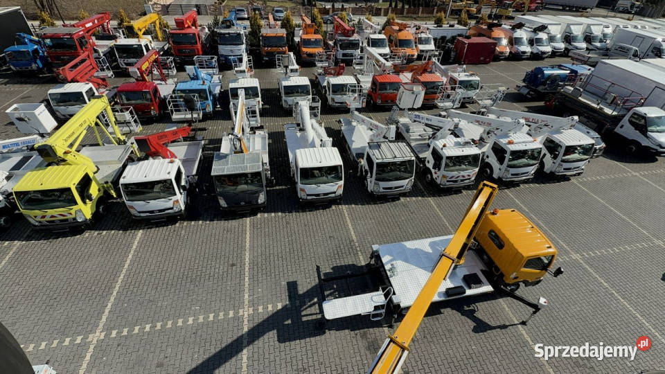 Nissan Cabstar Podnośnik Koszowy 20m GSR E200 pełny VAT świętokrzyskie Widełki
